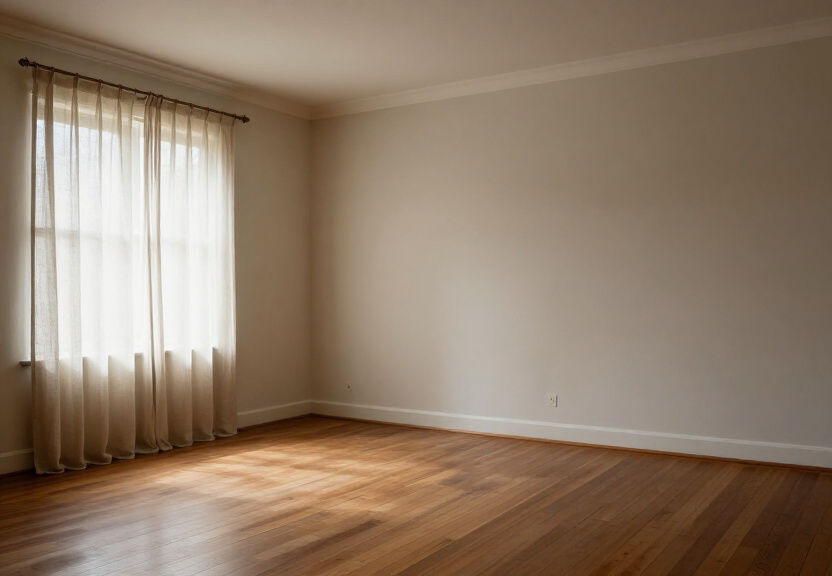 Floorboards restored to flat, dry condition after professional drying